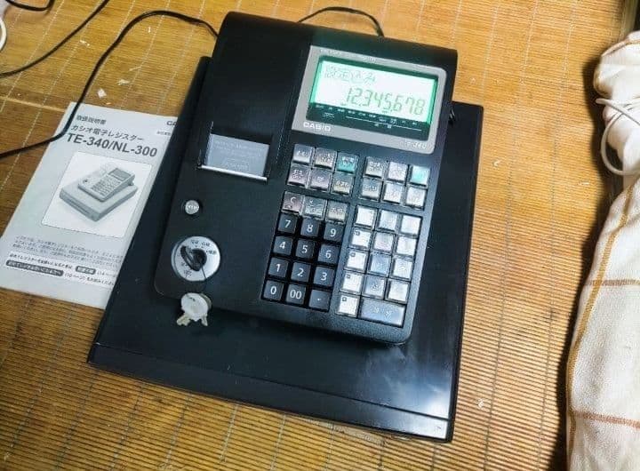 カシオレジスター TE-340/NL300 フル設定無料 066550 - メルカリ