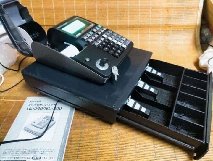 カシオレジスター TE-340/NL300 フル設定無料 066550 - メルカリ