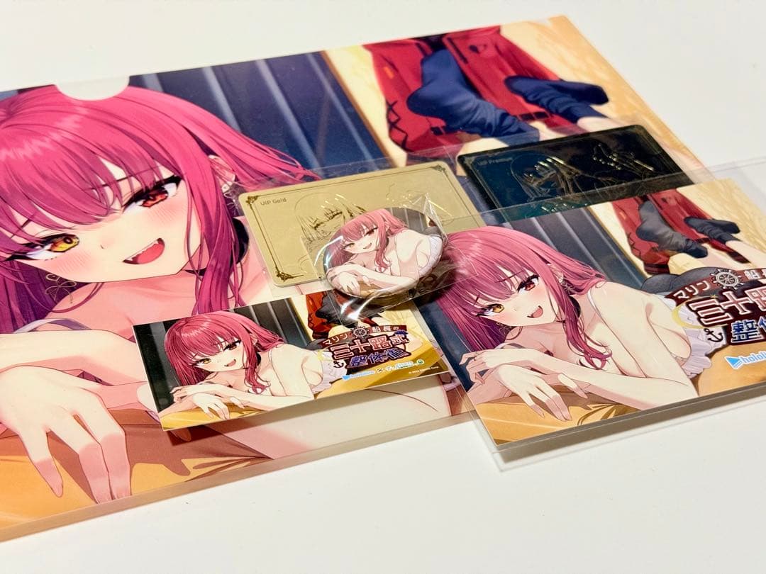 ホロライブ宝鐘マリン×こころ整骨院 三十路式整体術 コラボグッズ一式 宝