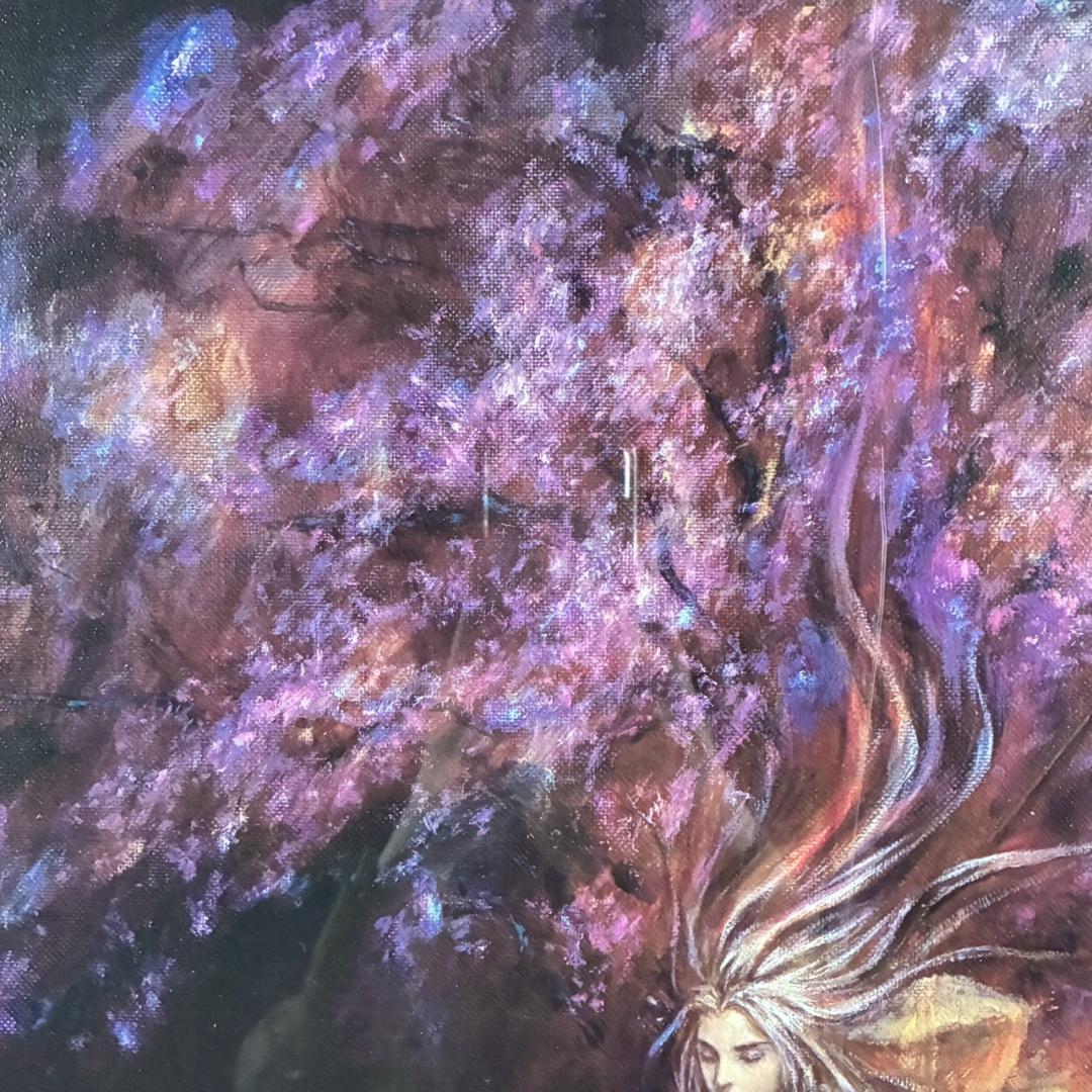 【出品11/10まで】丹野忍「月華焔舞」ミクスドメディア 限定キャンバスED