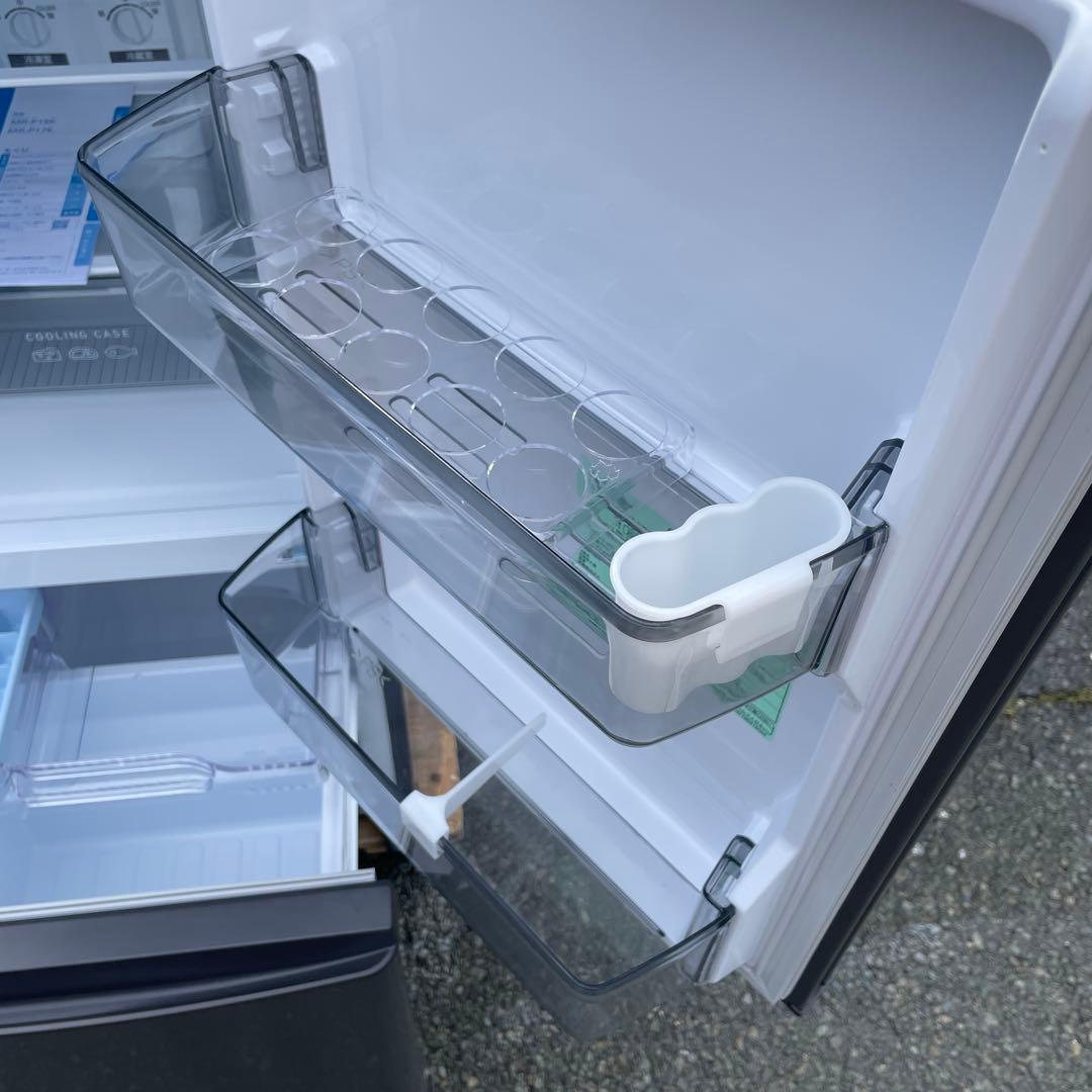 三菱2024年製146L冷蔵庫 マットチャコール 極美品 送料/設置無料