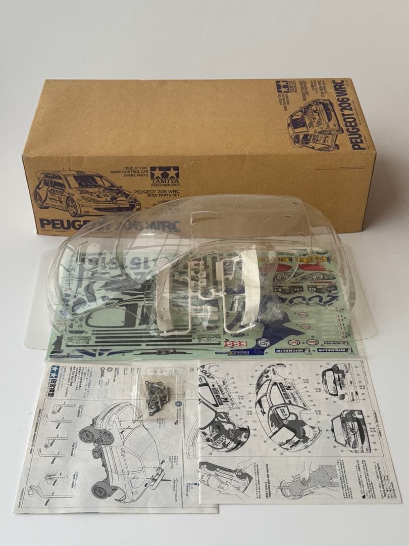 絶版・未使用】プジョー 206 WRC スペアボディセット