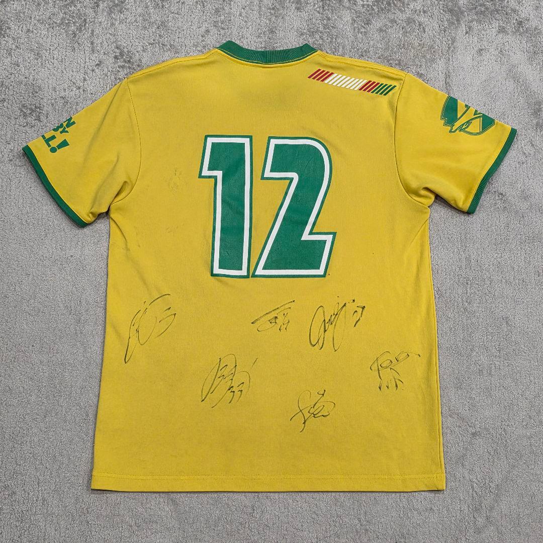ジェフユナイテッド千葉 ユニフォーム イエロー Jリーグ 12番 サイン