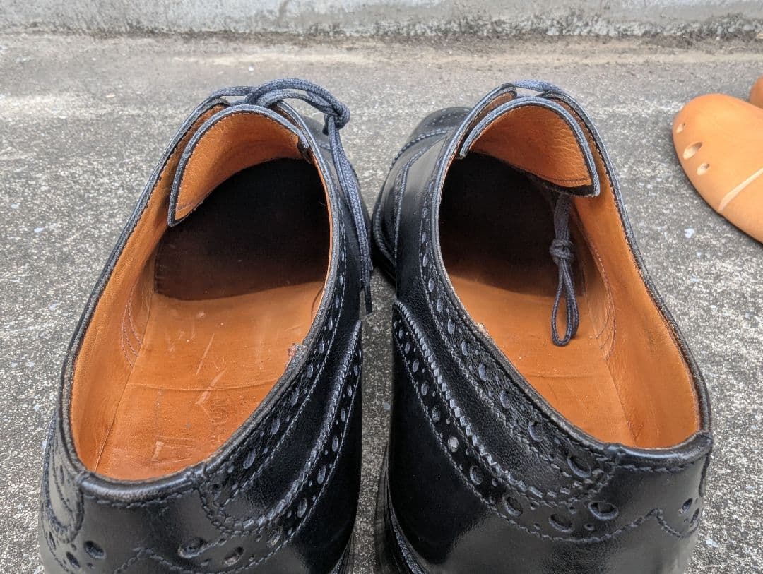 クリスマスセール！廃番品j.m.weston310セミブローグ7.5Dブラック