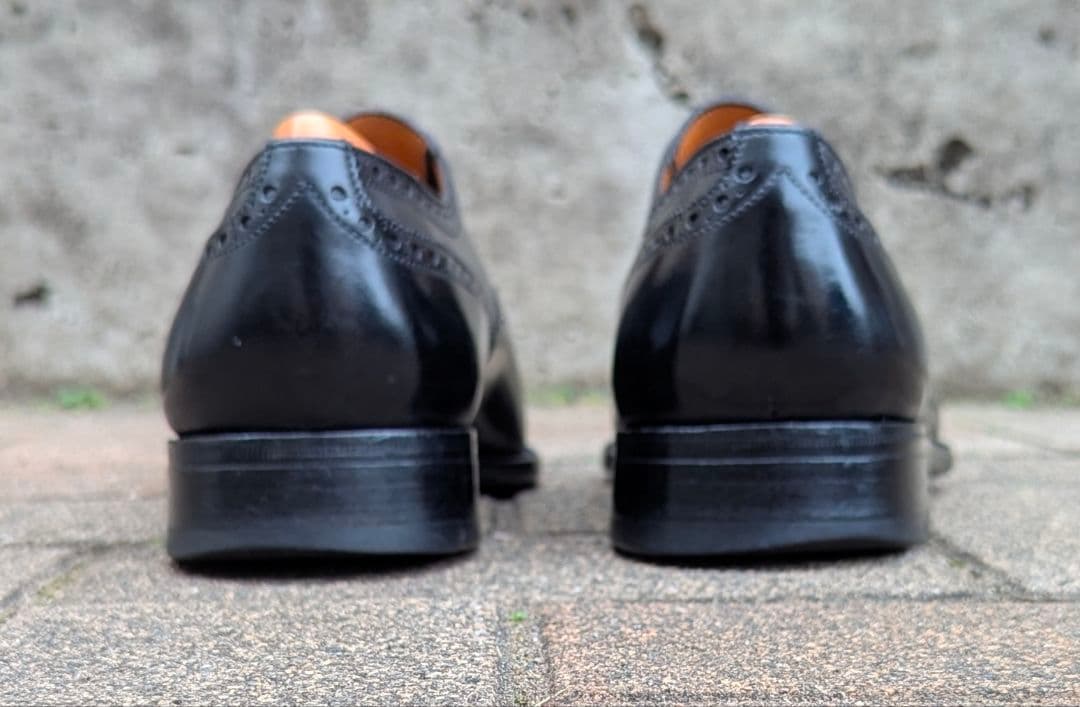 クリスマスセール！廃番品j.m.weston310セミブローグ7.5Dブラック