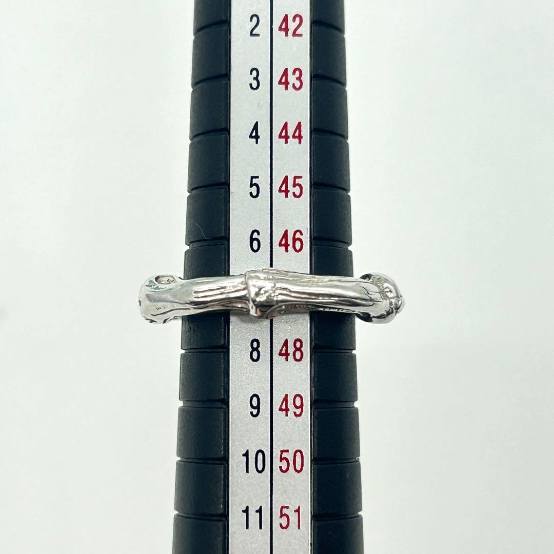 美品　ティファニー　バンブー　リング　7号　シルバー　925