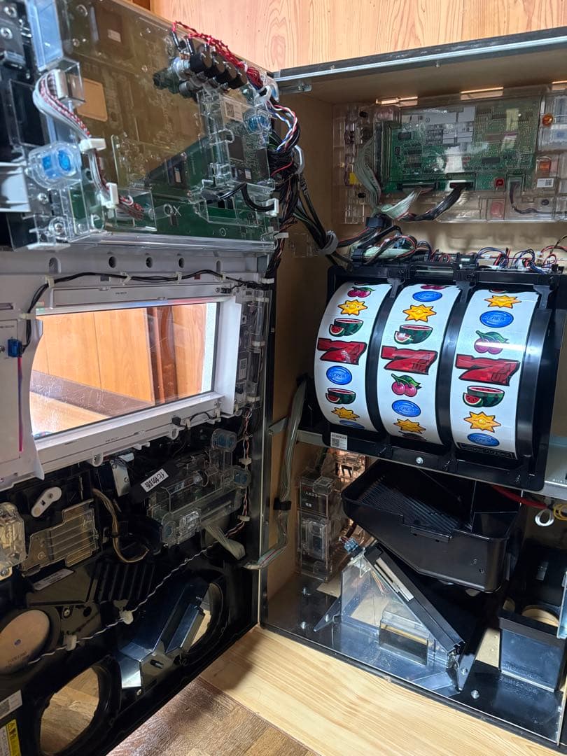 パチスロ実機 ディスクアップ 5.9号機 家庭用電源 コイン不要機 - メルカリ