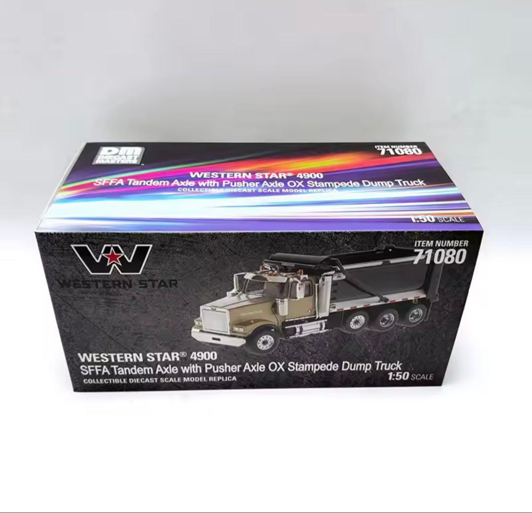 DM 1/50スケール ウエスタンスター 4900 ダンプトラック 合金製モデル