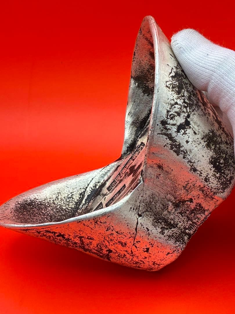 中国唐代官銭局「足銀紋銀」銘 大唐銀元寶 風水・財運・運勢・宝くじ