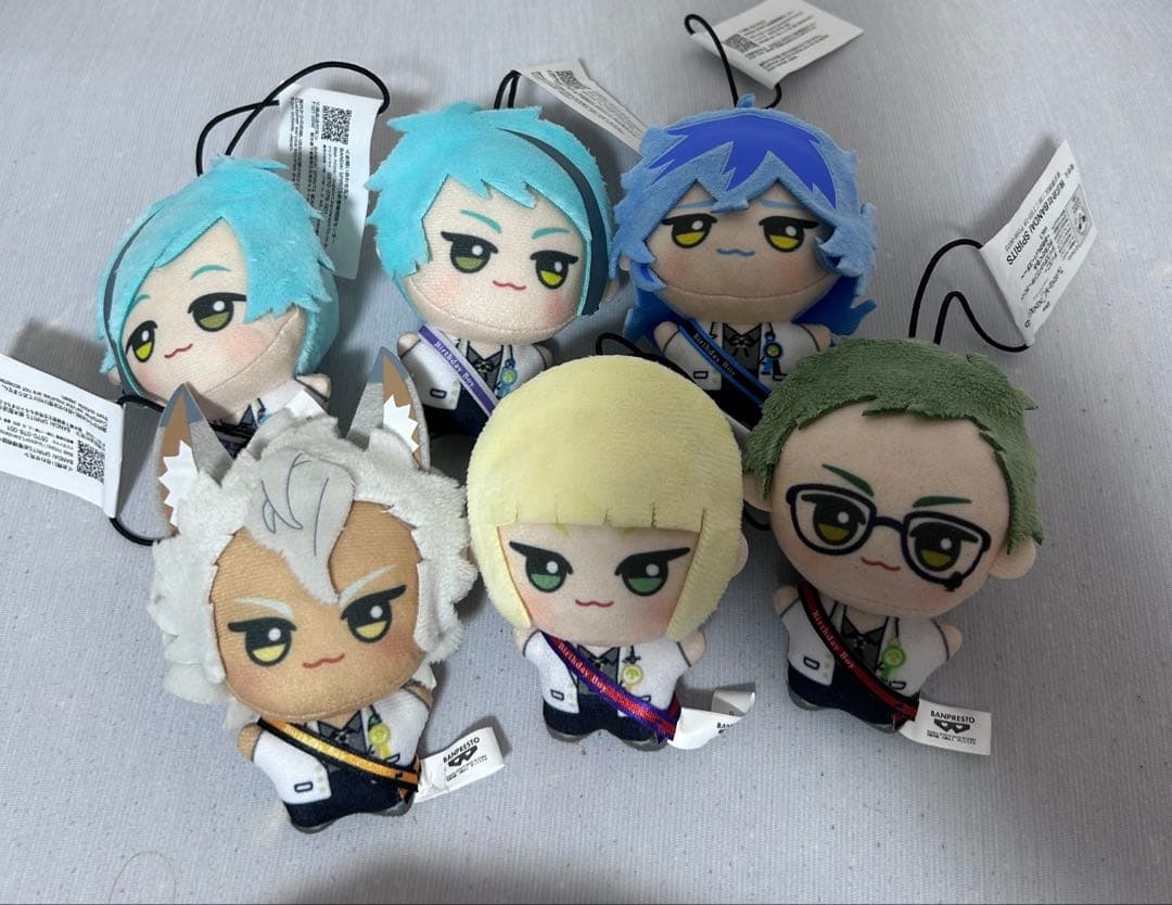 ツイステ チビちびぐるみ おめかしバースデー トレイ・クローバー 9個