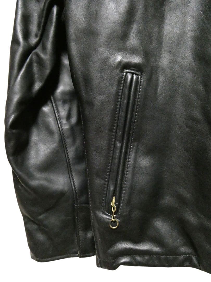 ライナー付き完品！schottトラッカージャケットAT101襟付シングル36