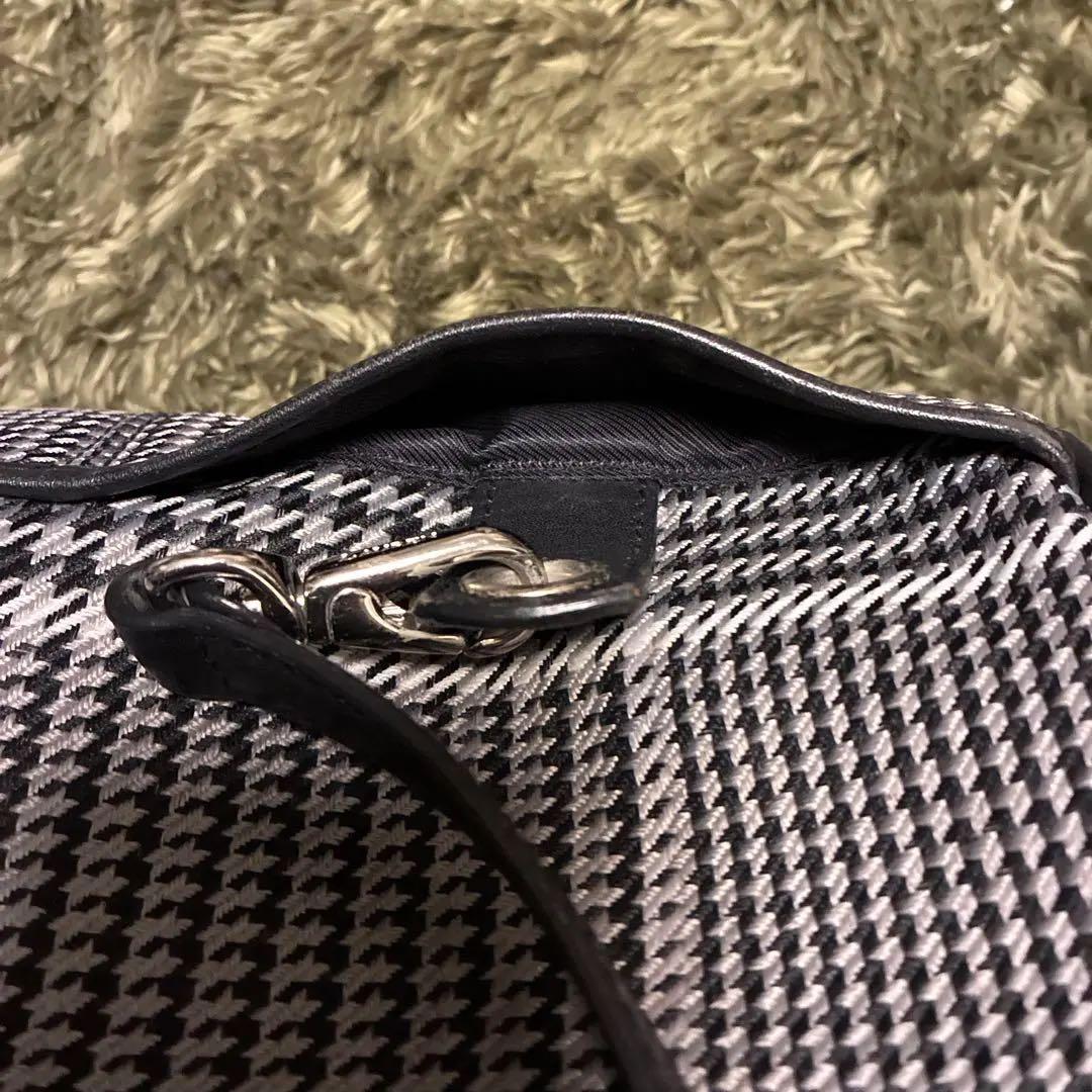希少✨ラルフローレン 千鳥柄 ミニ ボストン ハンドバッグ ヴィンテージ