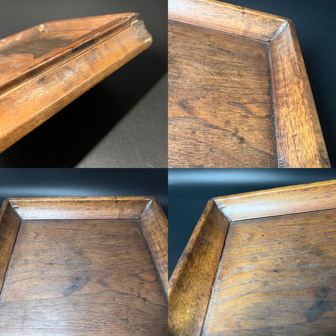李朝 四方盆 木製 角盆 酒盆 茶盆 古民藝 朝鮮古美術