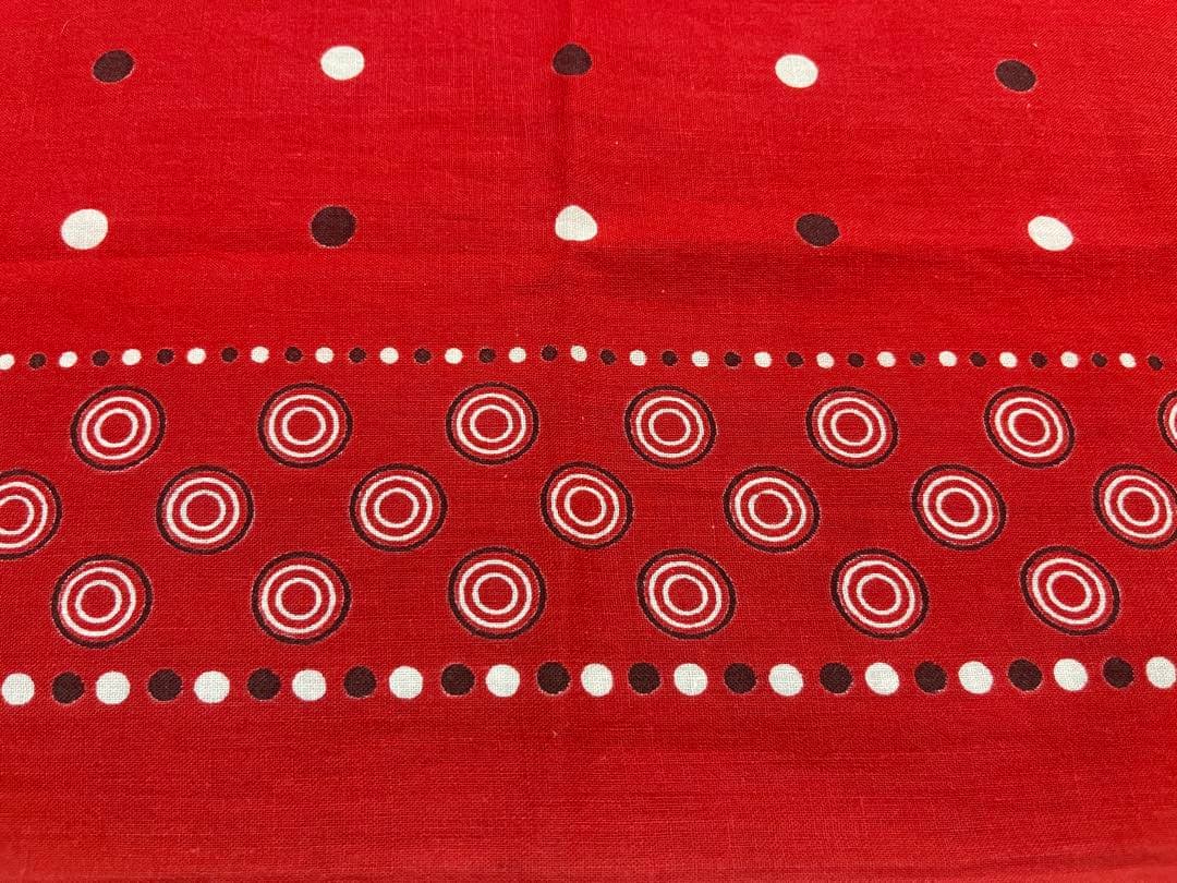 【REN 】②③③40s USA製 バンダナ ELEPHANT ゾウ 下鼻