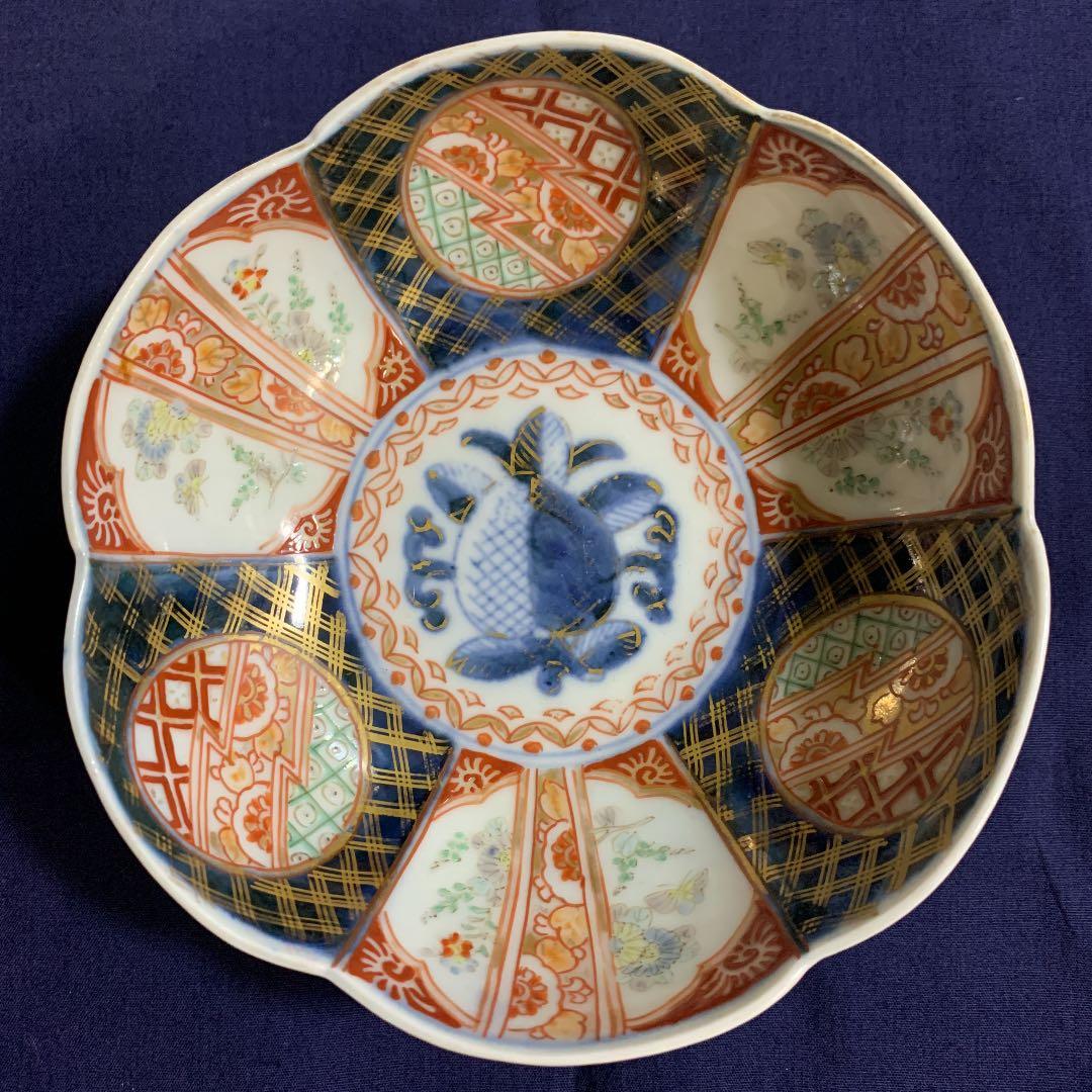 古伊万里 染錦手皿 小鉢5客 アンティーク お値下げしました。 - メルカリ