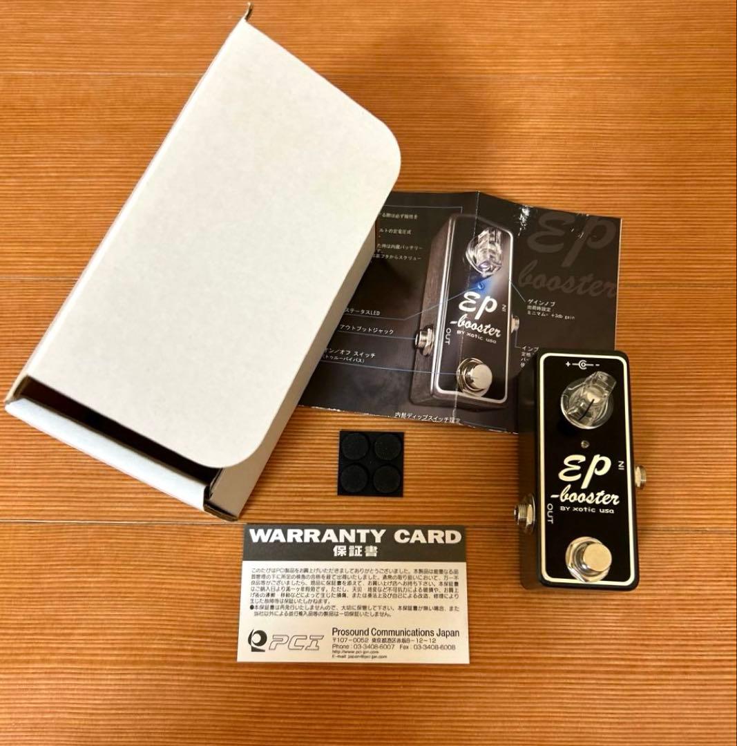 EP Booster 美品 my new gear.】Xotic EP Booster 初期型（4台目）｜moyashidaisuke