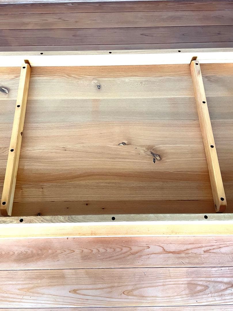 無印良品 ダイニングテーブル 廃盤 希少 タモ材