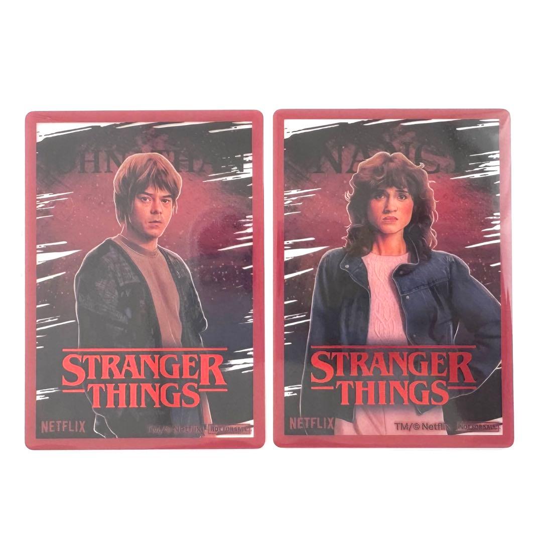 購入不可 ストレンジャーシングス topps ジョナサン ナンシー サイン