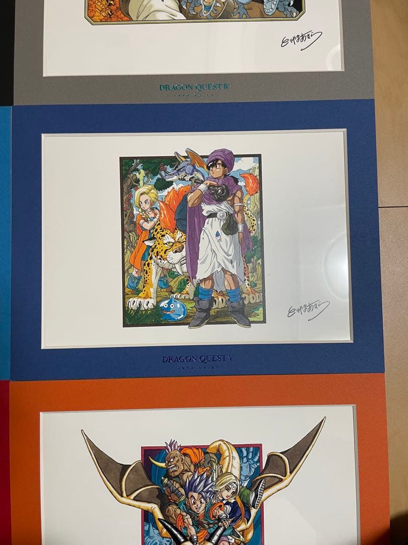 ドラゴンクエストⅠ〜Ⅲ ・Ⅳ〜Ⅵ Vジャンプ 鳥山明 複製原稿 6枚セット