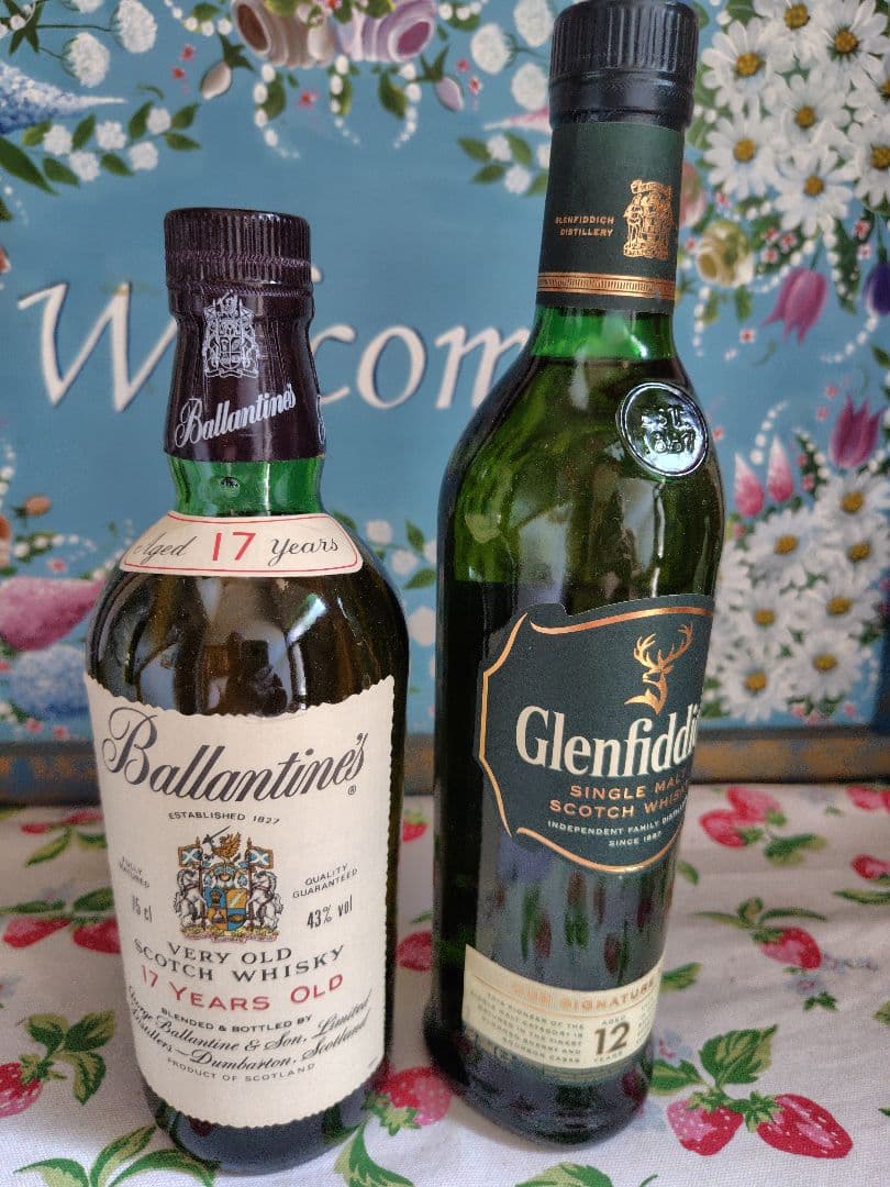 バランタイン　17年　青青紋章　グレンフィディック　12年　スコッチウイスキー バランタイン 17年 青青紋章 グレンフィディック 12年 スコッチウイスキー
