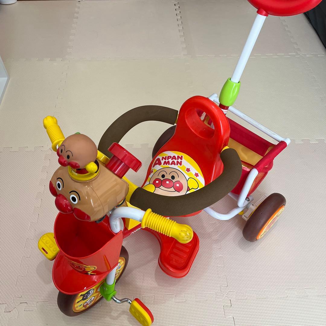 M&M】 おでかけ三輪車 わくわくアンパンマンごうピースII 三輪車