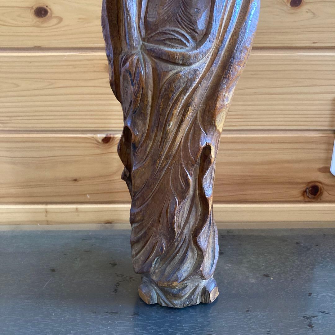 達磨竹彫刻（H3）【kurokunn】