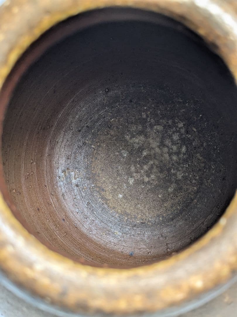 岡山県重要無形文化財 吉本正 備前焼 壺 合箱 壷 花器 花瓶 花入 花生