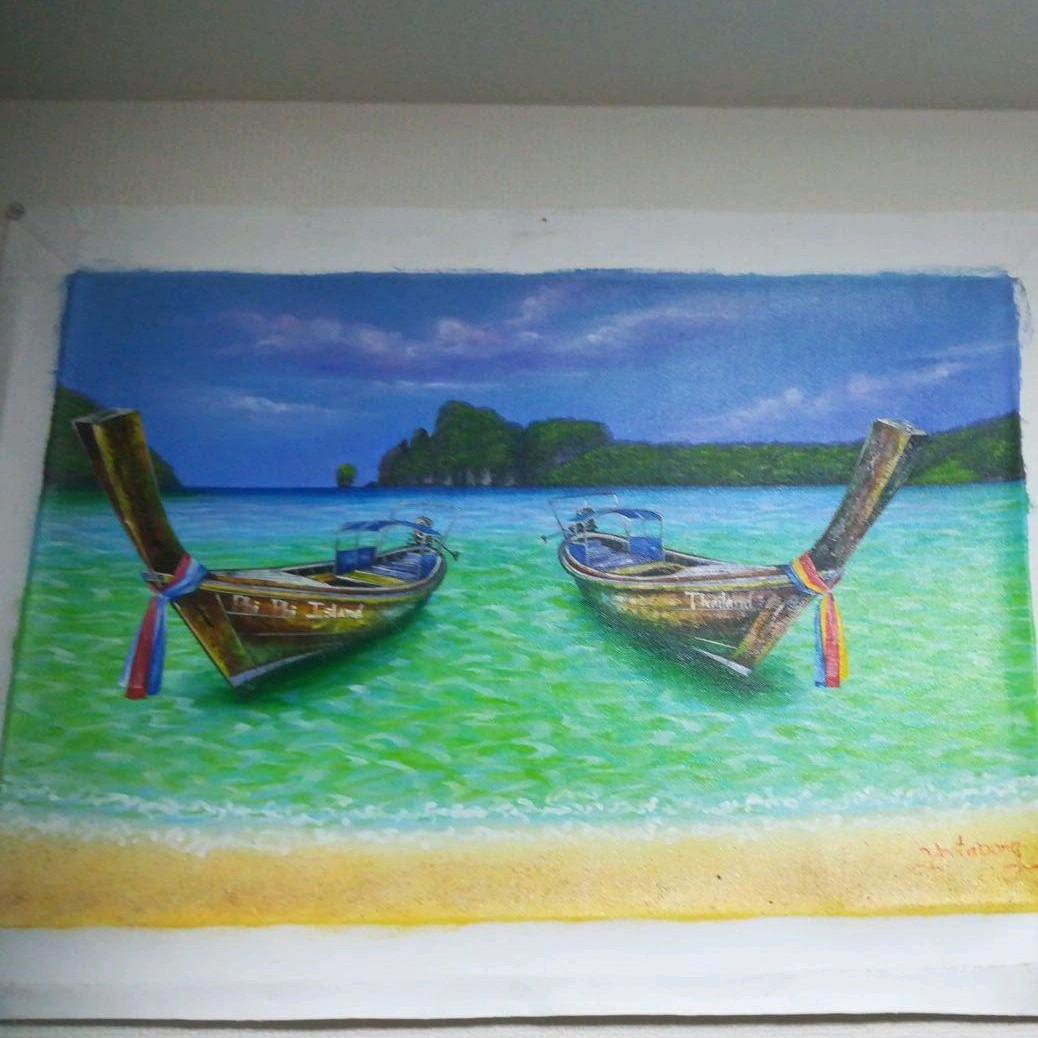 絵　プーケット　ピピ島　ケース付き プーケット／ピピ島 6日間】名古屋発 プーケット／ピピ島海外旅行