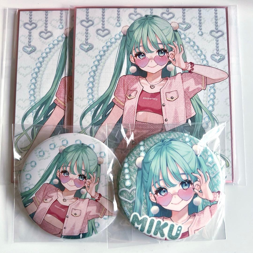 初音ミク 楽天コレクション 缶バッジ 初音ミク 楽天コレクション 缶