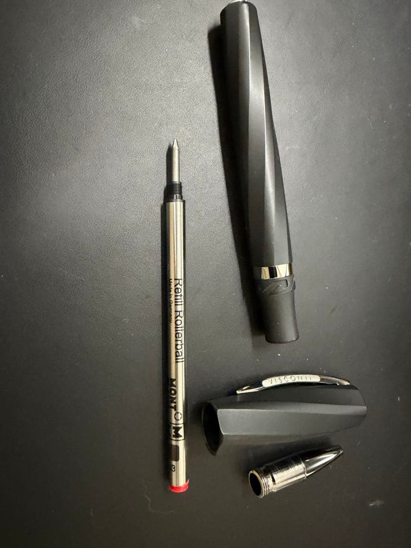 ビスコンティ　ディヴィーナ　マットブラック　ローラーボールペン