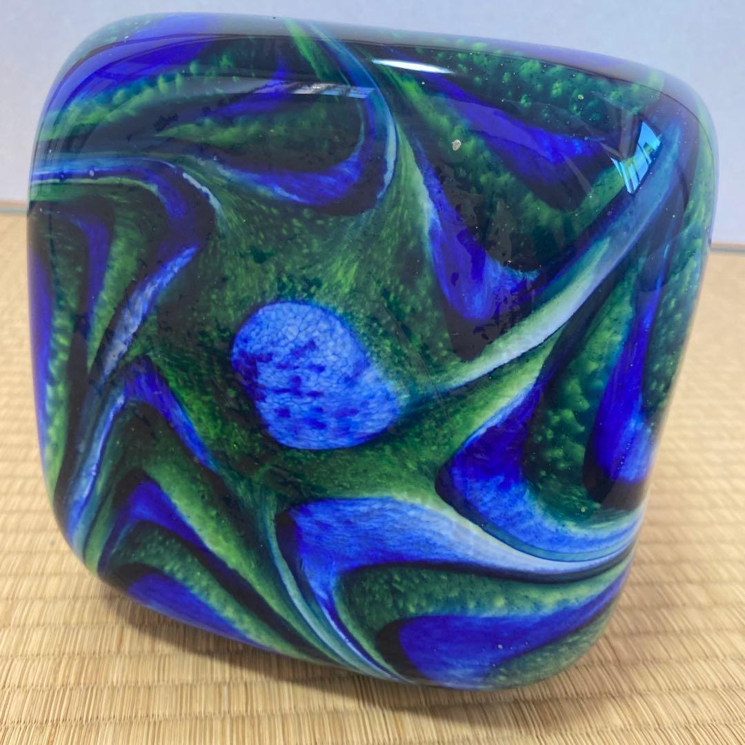 53cm 70`sイタリアヴィンテージハンドメイド花瓶 大型フラワーベース