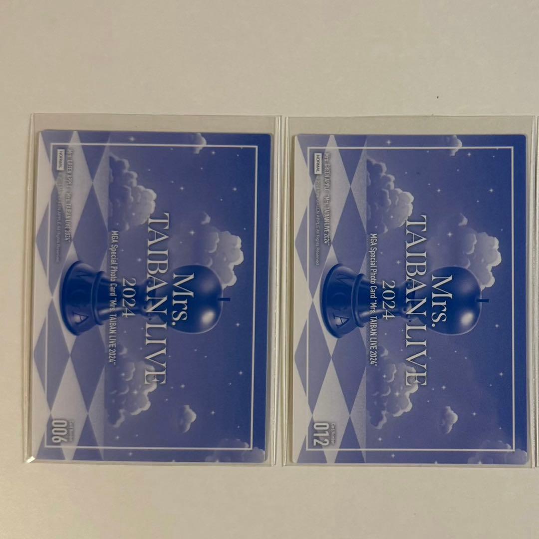 Mrs. GREEN APPLE 対バン フォトカード - メルカリ