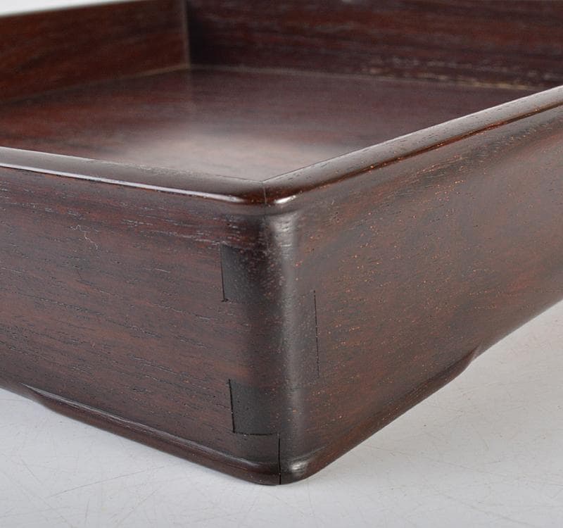 中国 唐木紫檀製 煎茶盆 香盆 V R4394