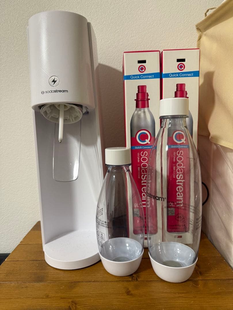 ソーダストリームE-TERRAボトルと炭酸2本セット