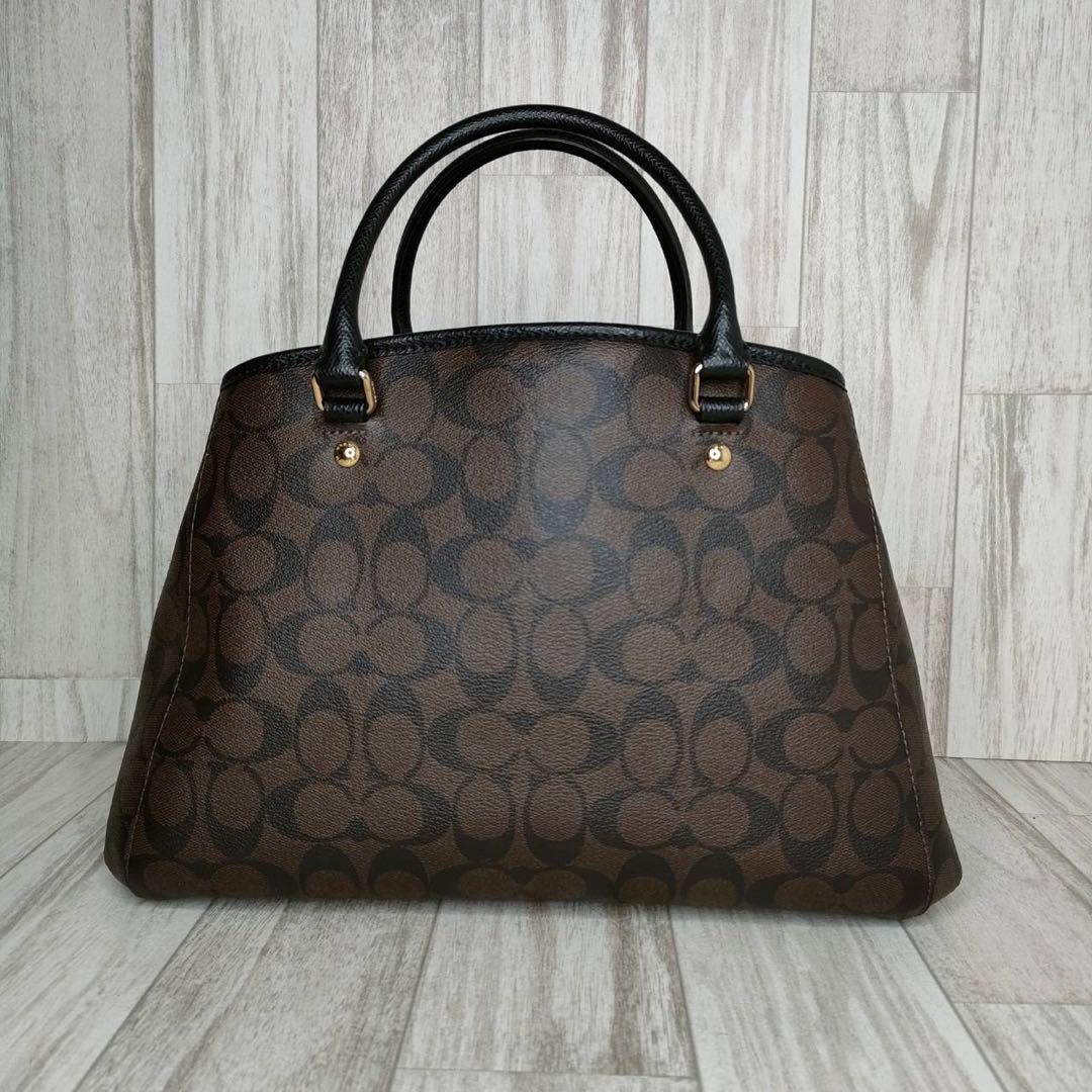 55 COACH コーチ　シグネチャー　2WAY ハンドバッグ　ショルダーバッグ