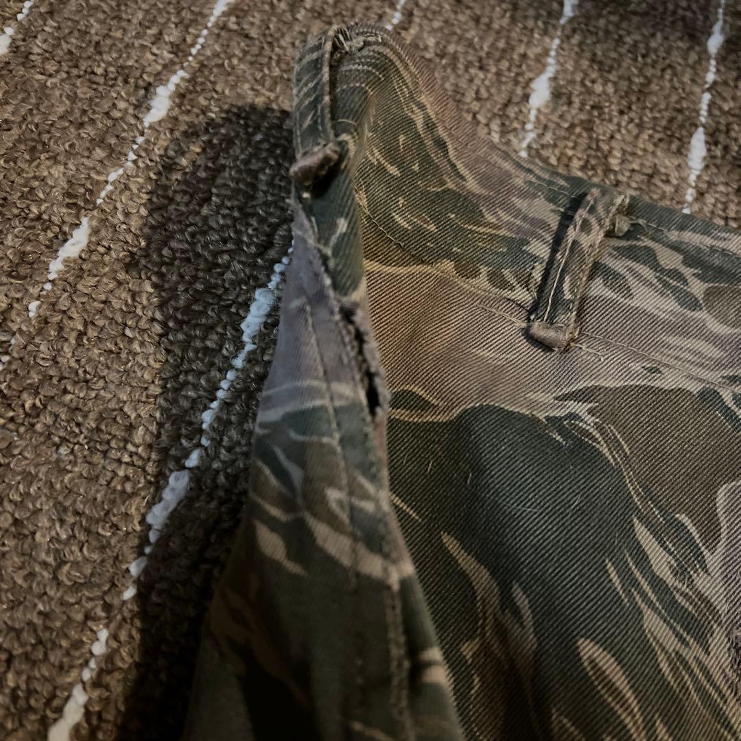 60S 鬼フェード 実物 タイガーストライプ タイガーカモ ベトナム戦