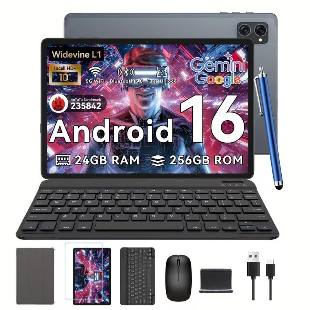 新品】Android16タブレット 10.1インチ 256GB WiFi6対応 - メルカリ