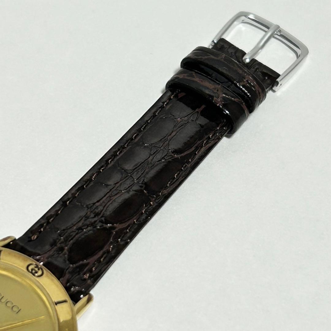 稼働/新品電池/新品ベルト GUCCI グッチ 3000.2.M ゴールド