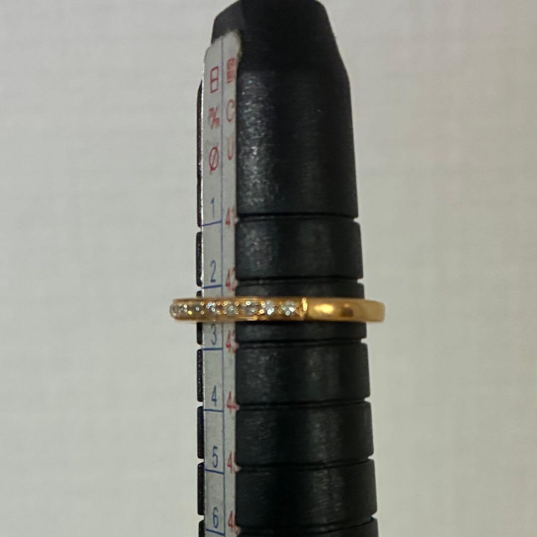 ポンテヴェキオ　ピンキーリング　ダイヤ　k18