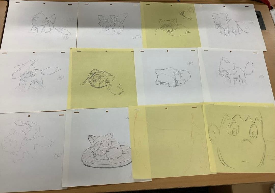 【超レア】エスパー魔美 動画原画200枚セット