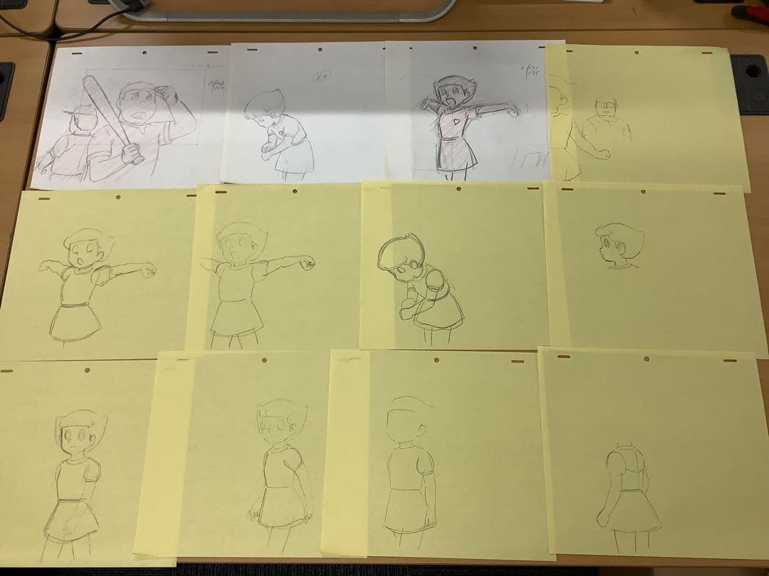 【超レア】エスパー魔美 動画原画200枚セット