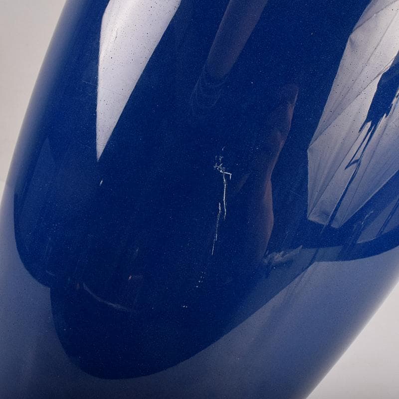 七宝焼 鶴文 花瓶 時代箱付 M R8883B