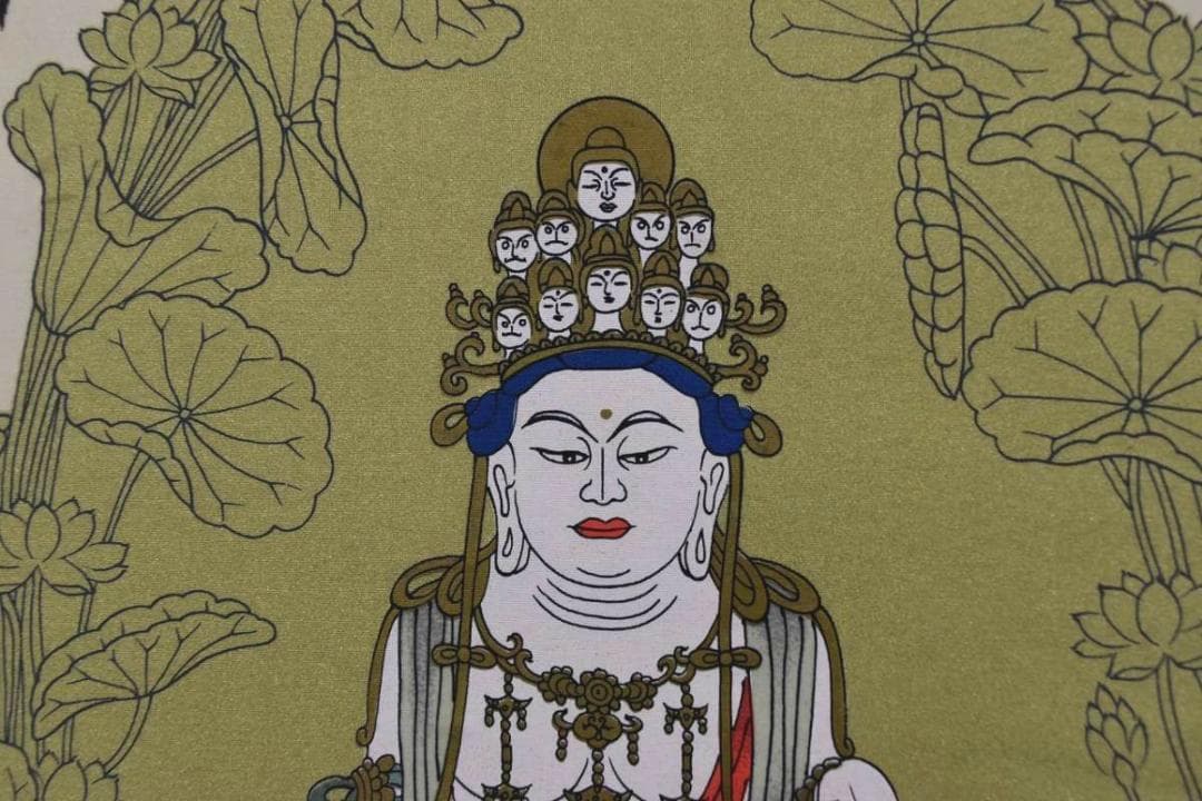 西国 三十三ヶ所/西国三十三箇所/霊場集印肉筆掛軸/掛軸/名家伝来/AA-368