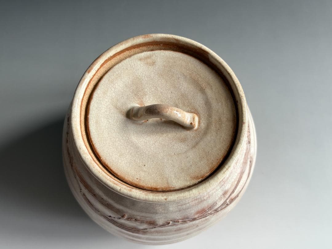 12代田原陶兵衛 萩焼 水指 即中斎書付 茶道具 表千家