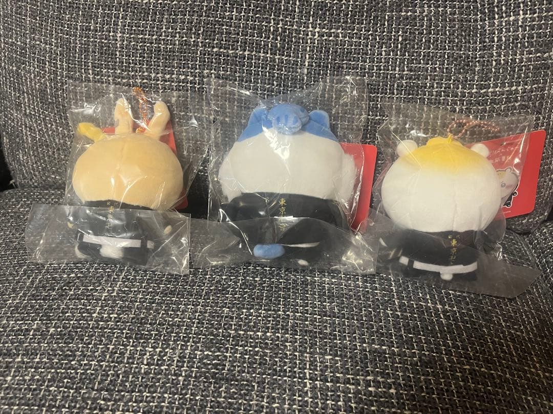 ちいかわ 東京リベンジャーズ マスコットチェーン 未開封品 三点セット