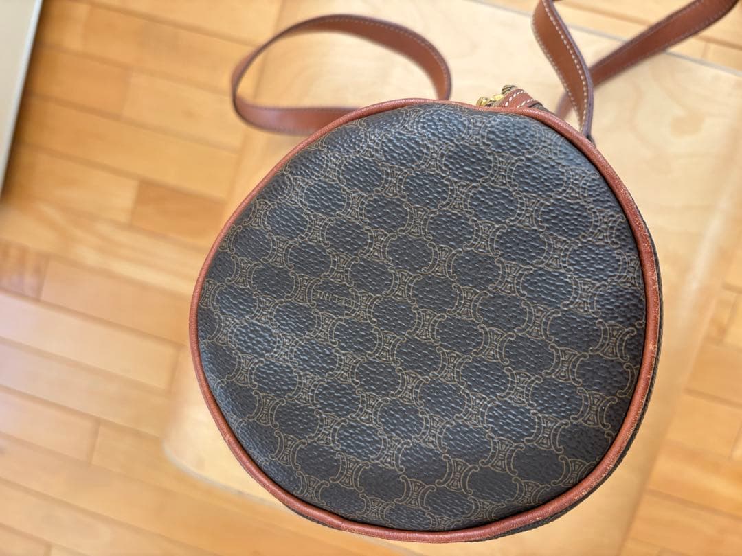 CELINE セリーヌ マカダム ショルダーバッグ パピヨン【中古】