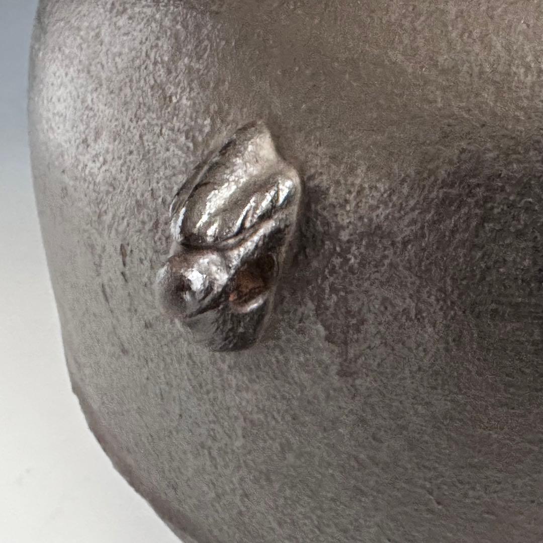 茶道具 松竹地紋 真形釜 橋本辰敏 共箱 鋳物 茶釜 茶の湯 稽古 茶会