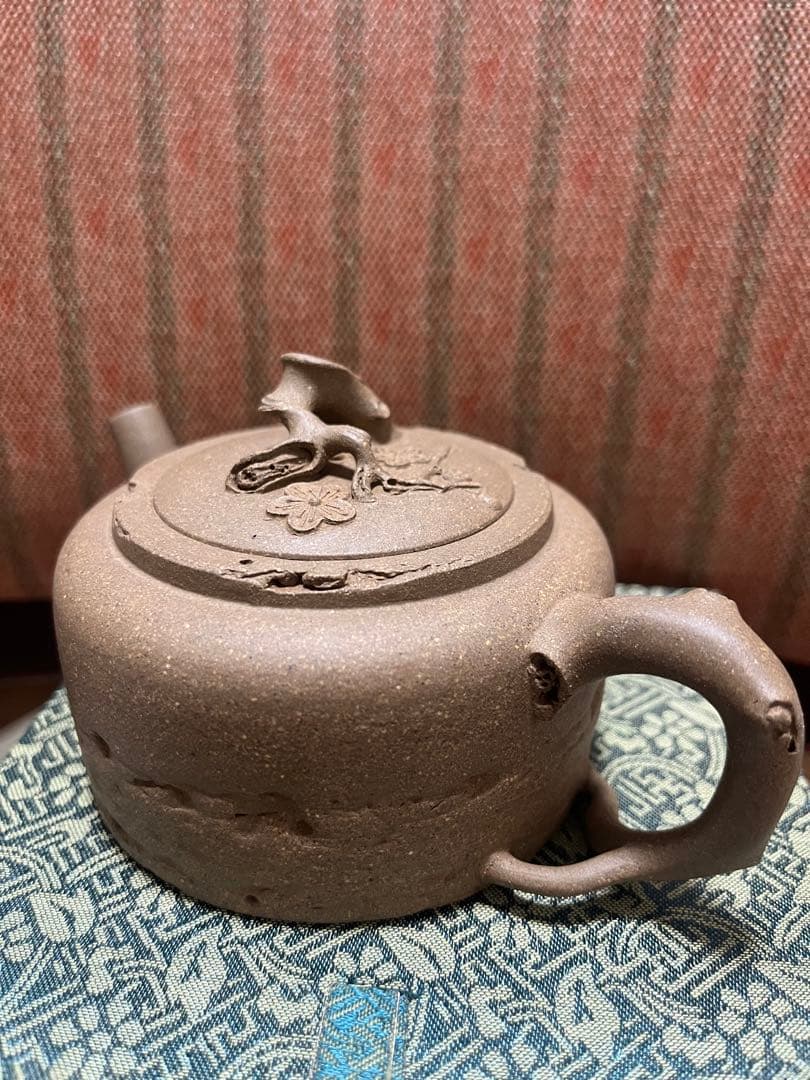 中国茶器 宜興紫砂壺 段泥 茶壺 急須 拾得居 士 凌国備