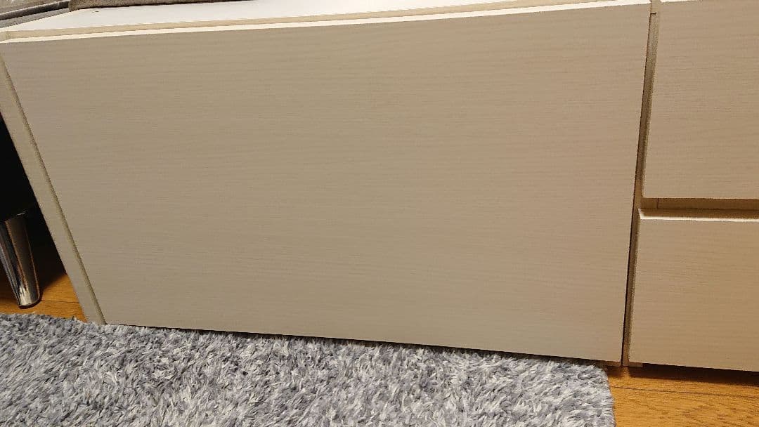 ニトリ ベッド フレーム アザン3 深型 ライト コンセント 収納付き ホワイト