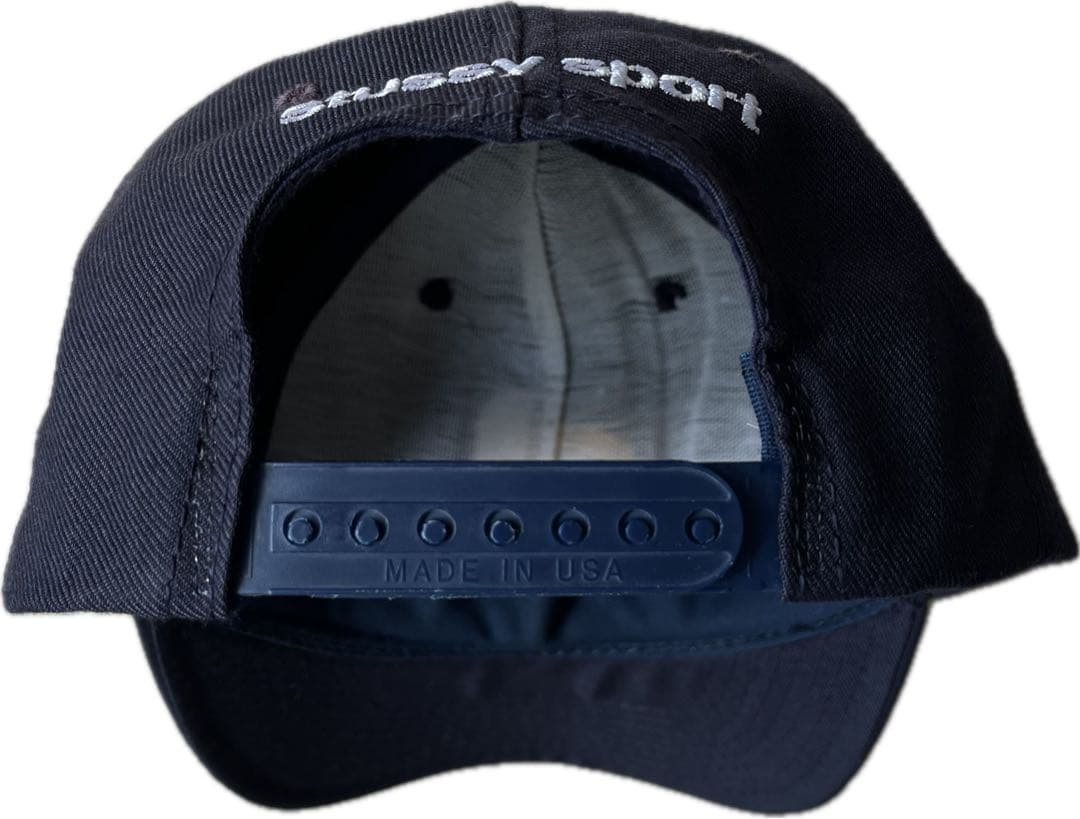 STUSSY SPORT”old stussy 白タグ 90s 刺繍 キャップ